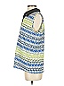 Evette & K 100% Polyester Blue Sleeveless Blouse Size S - photo 4