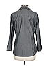 Foxcroft 100% Cotton Gray 3/4 Sleeve Blouse Size 10 - photo 2