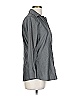 Foxcroft 100% Cotton Gray 3/4 Sleeve Blouse Size 10 - photo 4