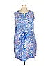 T by Talbots Paisley Blue Casual Dress Size 2X - photo 1
