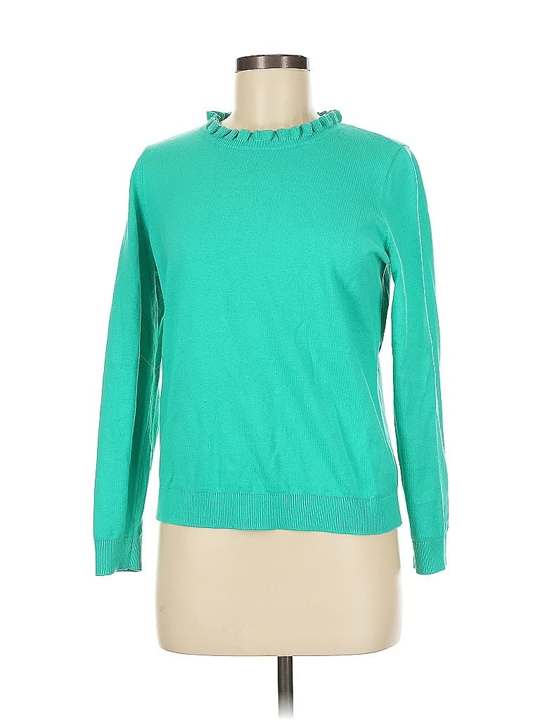 Pre-owned Talbots Outlet Pullover Sweater In Green