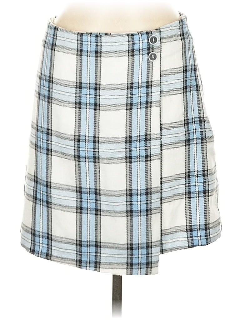 Blue Rain Casual Skirt In Blue