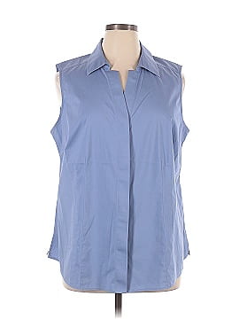 Foxcroft Sleeveless Button Down Shirt