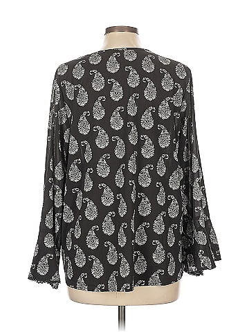 Bob Mackie Long Sleeve Blouse (view 2)