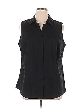 Foxcroft Sleeveless Button Down Shirt