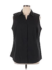 Foxcroft Sleeveless Button Down Shirt
