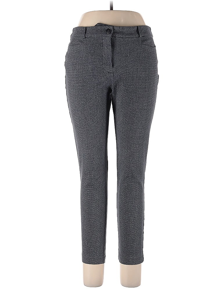 Ann Taylor LOFT Tweed Gray Dress Pants Size 10 - photo 1