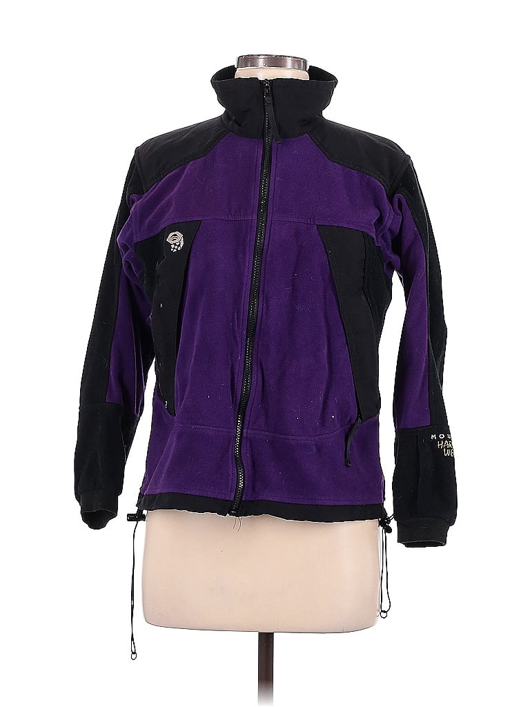 Mountain Hardwear 100% Polyester Purple Track Jacket Size 8 - photo 1