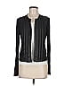 Cache 100% Polyester Black Cardigan Size 6 - photo 1
