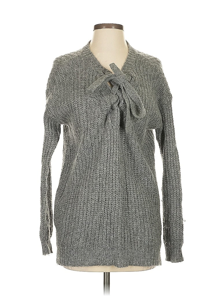 Pre-owned Aerie Pullover Sweater In Gray
