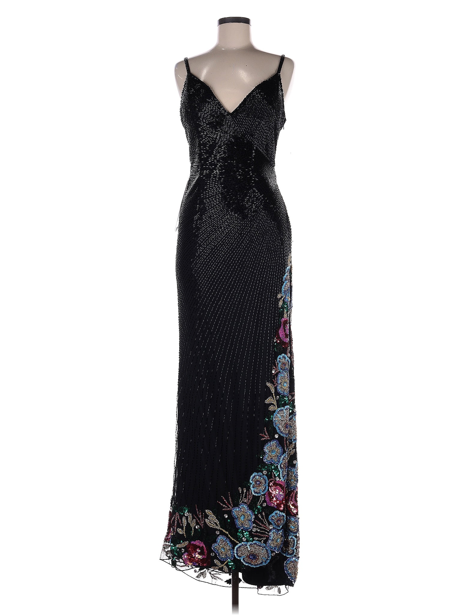 Mac Duggal 100% Nylon Black Cocktail Dress Size 8