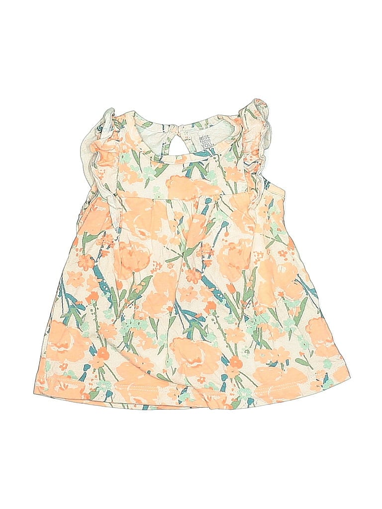 Just One You Made by Carter's 100% Cotton Orange Dress 9-12 MO / 12 MO - photo 1