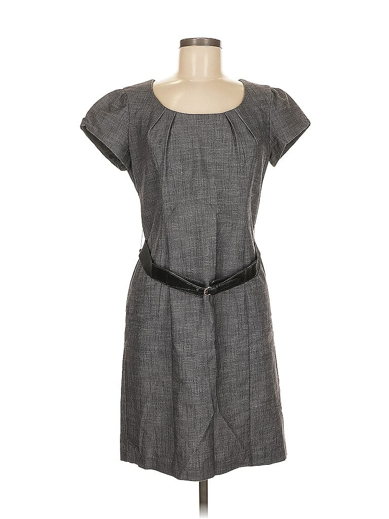 Pre-owned Agb Casual Dress In Gray