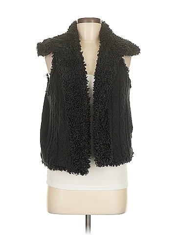 Hem & Thread Faux Fur Vest (view 1)