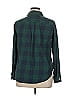 H&M L.O.G.G. 100% Cotton Plaid Green Long Sleeve Button-Down Shirt Size 14 - photo 2