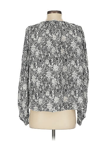 L'Agence Long Sleeve Silk Top (view 2)