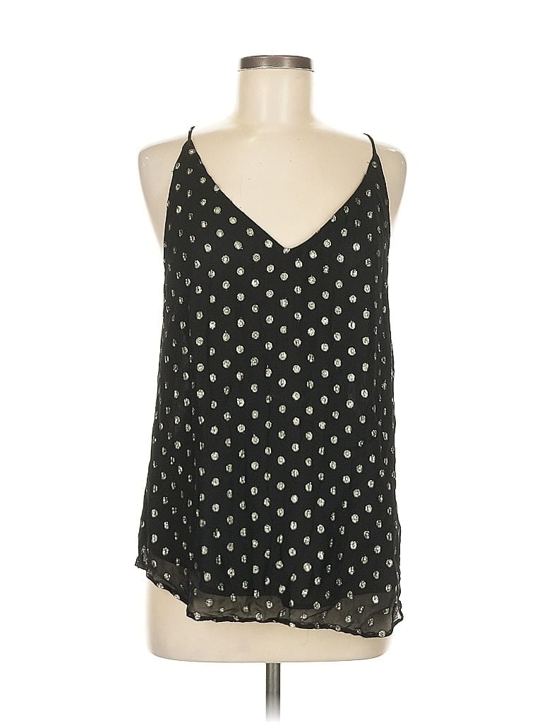 Pre-owned Ann Taylor Loft Sleeveless Blouse In Black