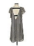 Emmelee 100% Polyester Chevron-herringbone Gray Casual Dress Size S - photo 2