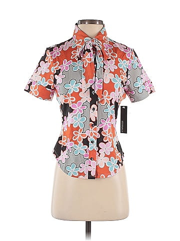 Ideology Short Sleeve Blouse (view 1)