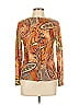 Sharagano Paisley Orange Cardigan Size L - photo 1