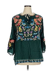 Johnny Was 3/4 Sleeve Blouse