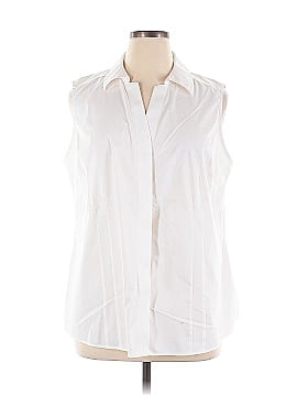 Foxcroft Sleeveless Button Down Shirt