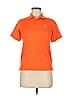 Nike Golf 100% Polyester Orange Short Sleeve Polo Size M - photo 1