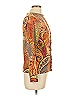 Sharagano Paisley Orange Cardigan Size L - photo 4