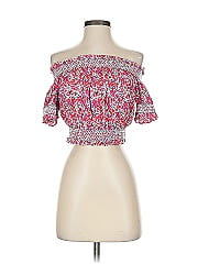 Liberty Art Fabrics For J.Crew Short Sleeve Blouse