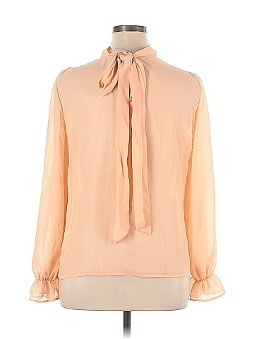 Eva Mendes by New York & Company Long Sleeve Blouse (view 2)