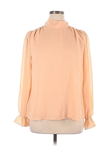 Eva Mendes by New York & Company Long Sleeve Blouse (view 1)