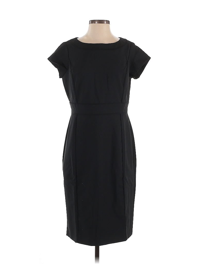Pre-owned Lands' End Cocktail Dress In Black