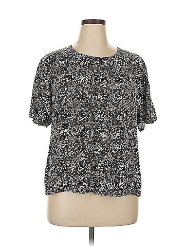 Ann Taylor LOFT Outlet Short Sleeve Blouse (view 1)