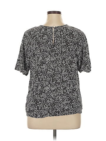 Ann Taylor LOFT Outlet Short Sleeve Blouse (view 2)