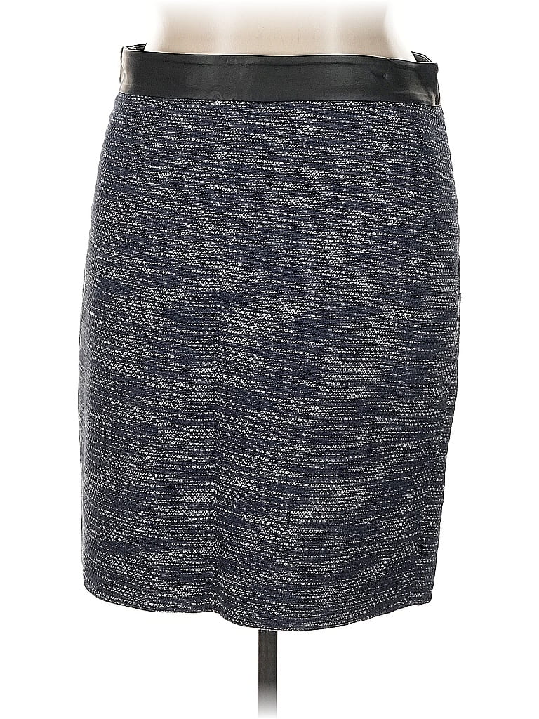 Pre-owned Ann Taylor Casual Skirt In Gray