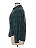 H&M L.O.G.G. 100% Cotton Plaid Green Long Sleeve Button-Down Shirt Size 14 - photo 5