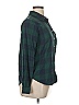 H&M L.O.G.G. 100% Cotton Plaid Green Long Sleeve Button-Down Shirt Size 14 - photo 4