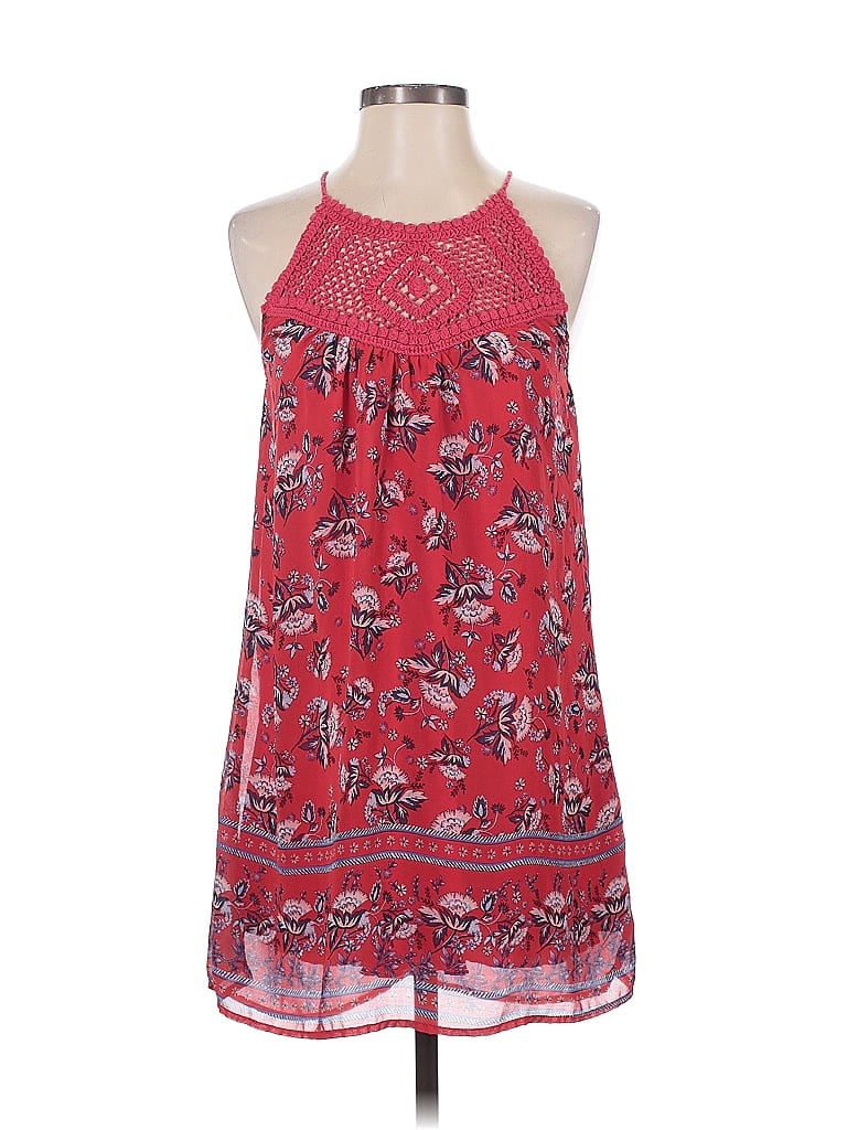 Speechless 100% Polyester Paisley Red Casual Dress Size XS - photo 1