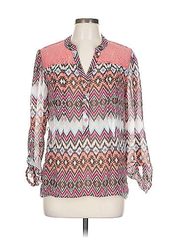 No Boundaries Long Sleeve Blouse (view 1)