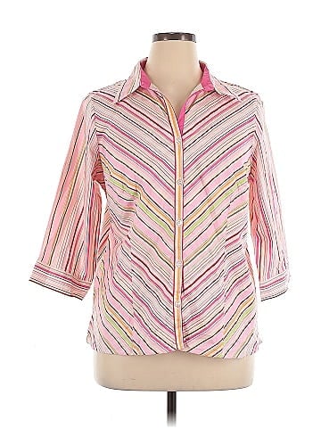 Avenue 3/4 Sleeve Button-Down Shirt (view 1)