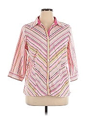 Avenue 3/4 Sleeve Button Down Shirt