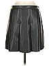 Hollister 100% Polyester Black Faux Leather Skirt Size M - photo 1