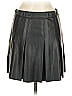 Hollister 100% Polyester Black Faux Leather Skirt Size M - photo 2