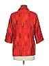Chico's Design 100% Silk Red 3/4 Sleeve Silk Top Size M - photo 2