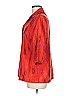 Chico's Design 100% Silk Red 3/4 Sleeve Silk Top Size M - photo 5