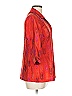 Chico's Design 100% Silk Red 3/4 Sleeve Silk Top Size M - photo 4