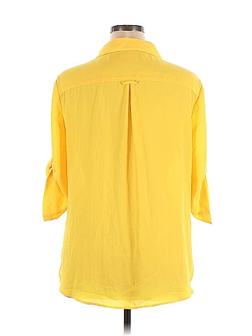 New York & Company 3/4 Sleeve Blouse (view 2)
