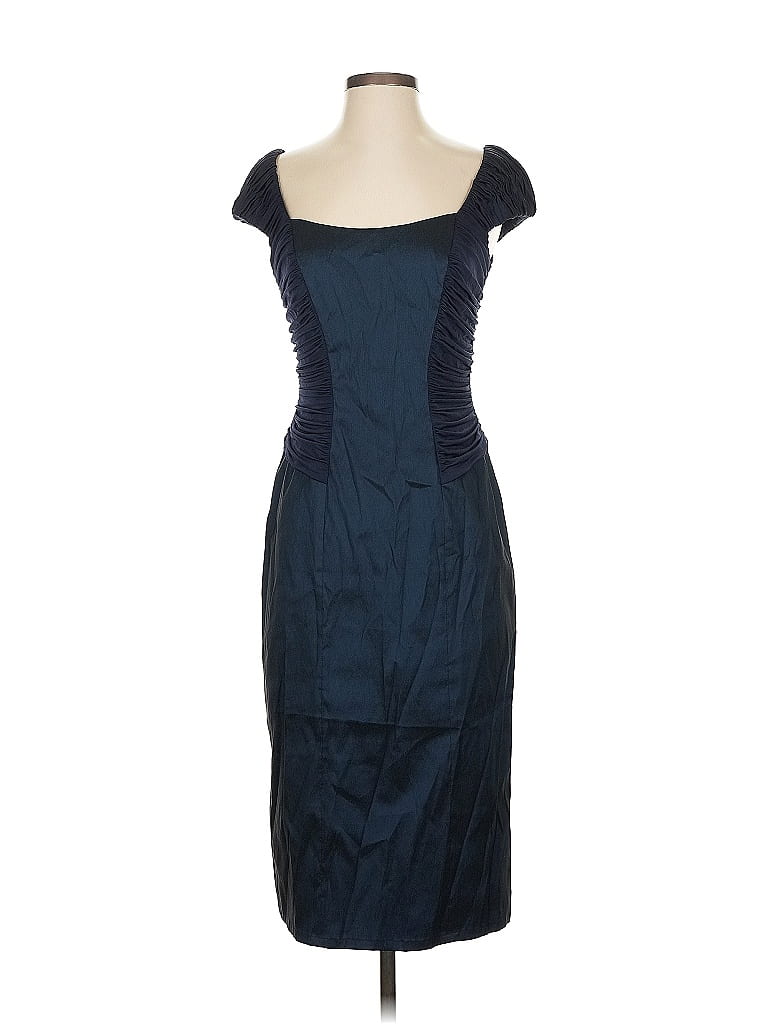 Tadashi Blue Cocktail Dress Size 4 - photo 1