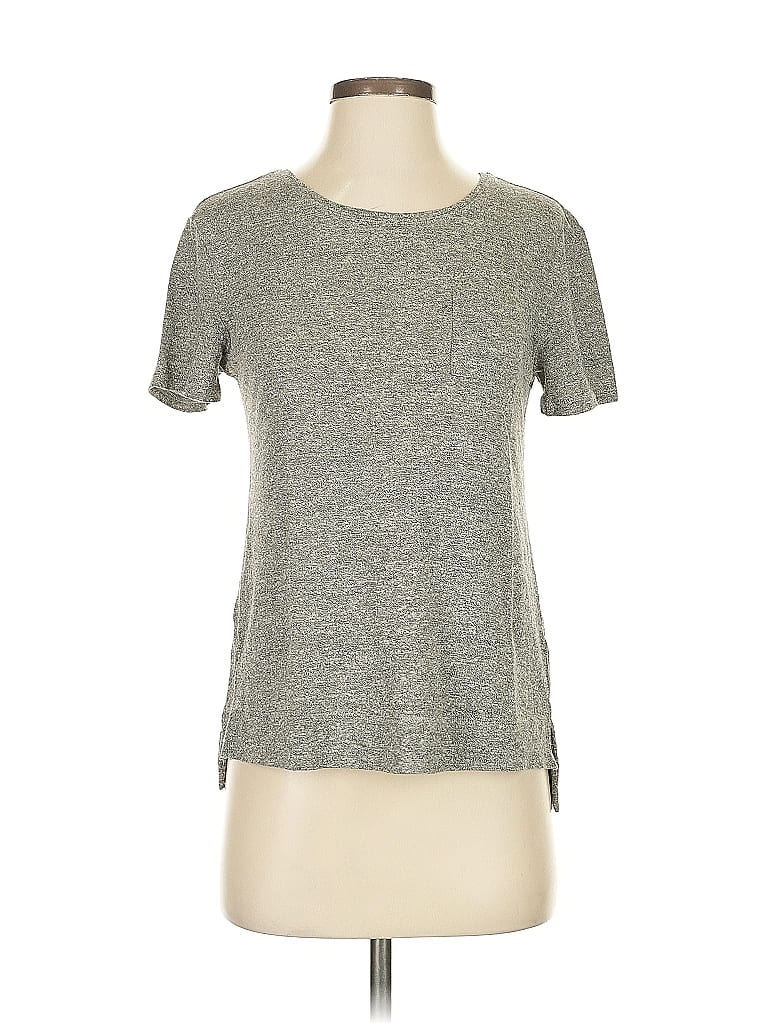 Pre-owned Vince Short Sleeve T-shirt In Gray