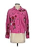 DG^2 by Diane Gilman Floral Pink Jacket Size XS - photo 1